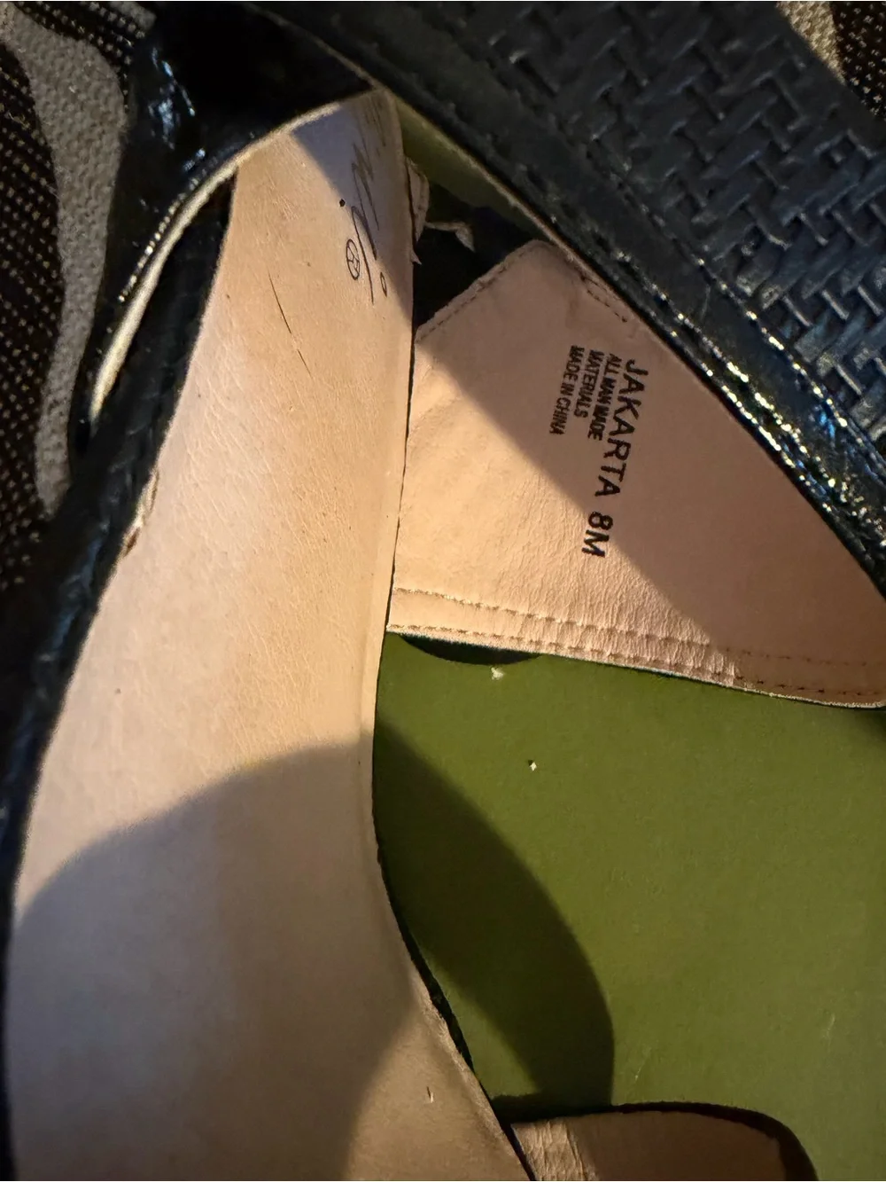 Black Patent Wedge Heels - Women
